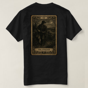 La camiseta de la carta del cazador furtivo