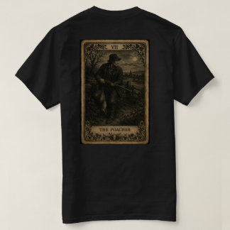 La camiseta de la carta del cazador furtivo