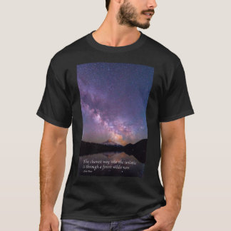 La camiseta de la cita de John Muir sobre las estr