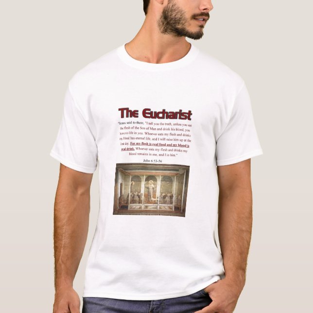 La camiseta de la eucaristía (Anverso)