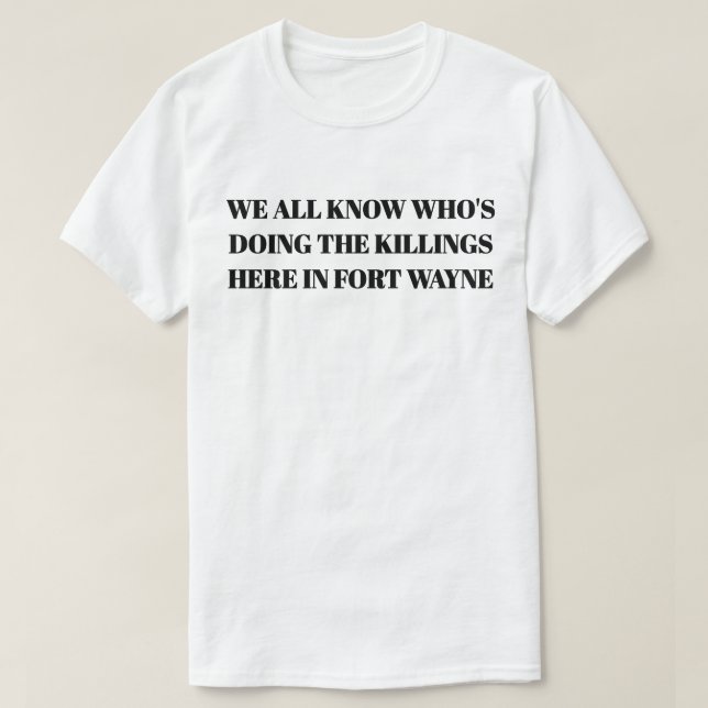 La camiseta de la gente ignorante (Diseño del anverso)