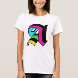 La camiseta de la letra “A”