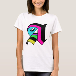 La camiseta de la letra “A”