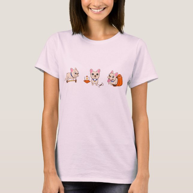 La camiseta de la luz de Frenchie (Anverso)
