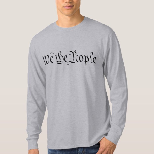 La camiseta de la manga de larga duración "We the  (Anverso)