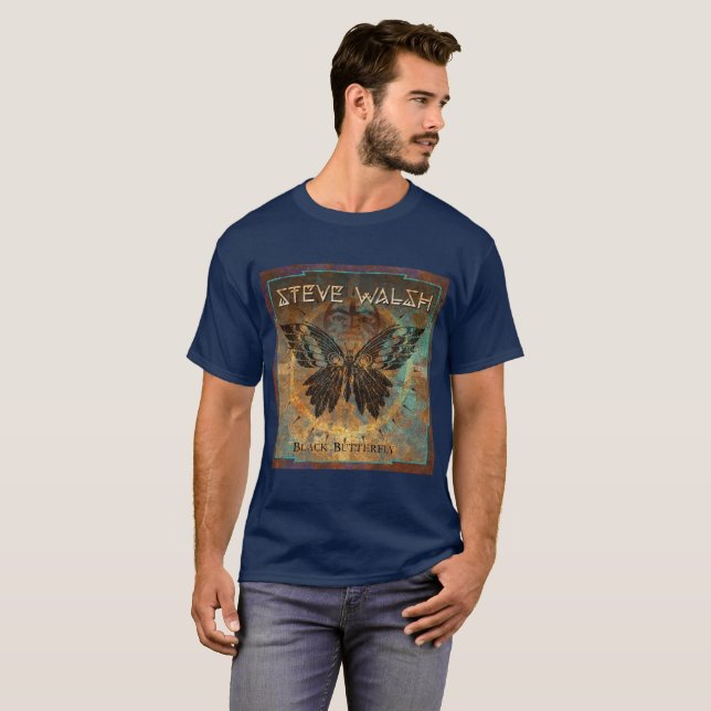 La camiseta de la mariposa de hombres más negros (Anverso completo)