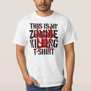 La camiseta de la matanza del zombi