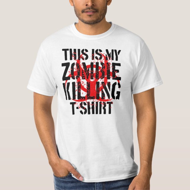 La camiseta de la matanza del zombi (Anverso)