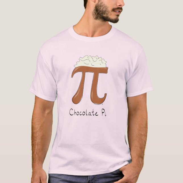 La camiseta de la matemáticas pi del chocolate pi (Anverso)