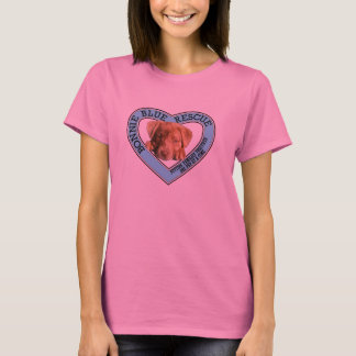 La camiseta de la mujer azul del rescate de Bonnie