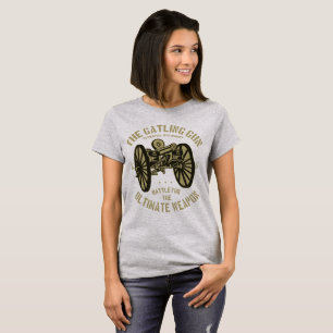La camiseta de la mujer de Gatling Gun