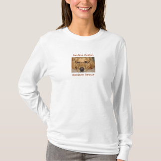 - La camiseta de la mujer - sol soleada Goldens