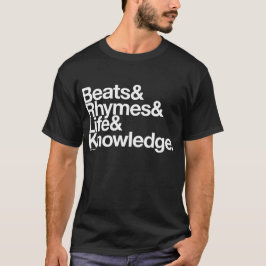 "La camiseta de la música del hip-hop"