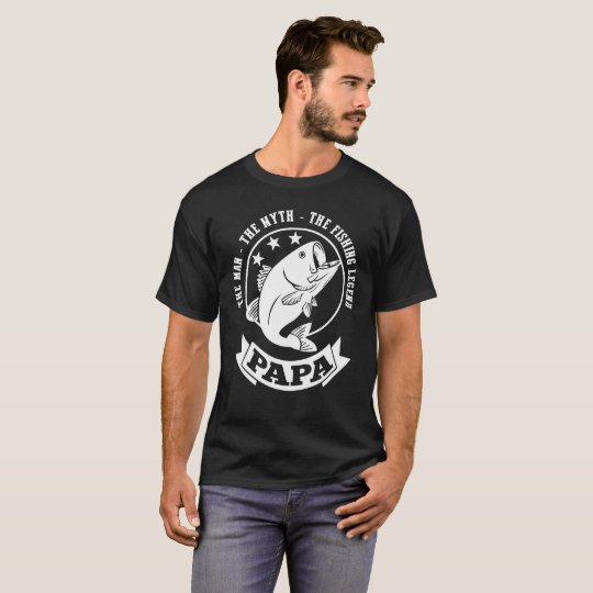 La camiseta de la papá de la leyenda de la pesca