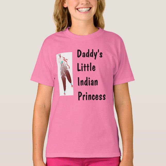 La camiseta de la princesa india de papá (Anverso)