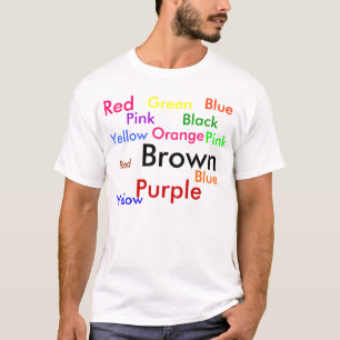 La camiseta de la prueba de Stroop - Monsieur