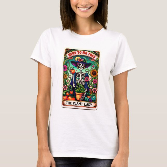 La camiseta de la tarjeta Tarot de Lady Funny (Anverso)