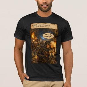La camiseta de la voz misteriosa