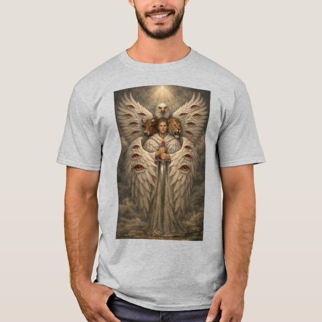 La camiseta de las 4 criaturas vivientes (Anverso)