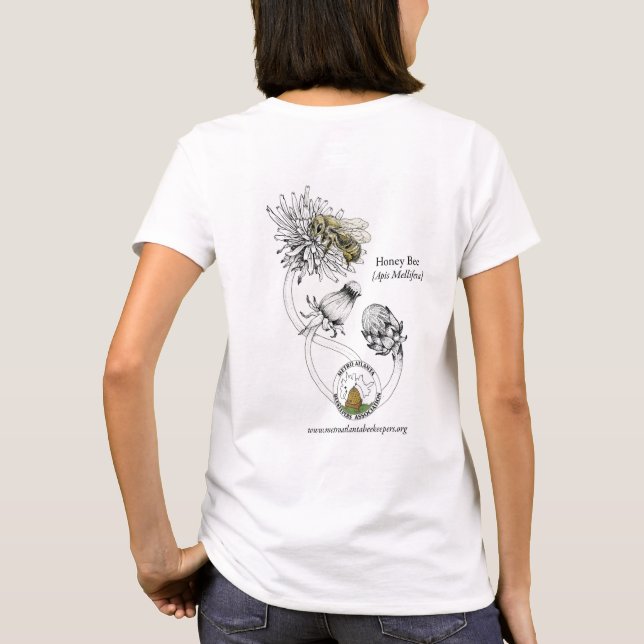 La camiseta de las mujeres básicas de MABA (Reverso)