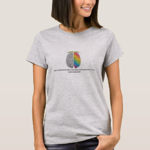 La camiseta de las mujeres BINARIAS de la
