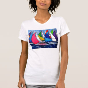La camiseta de las mujeres coloridas del Regatta