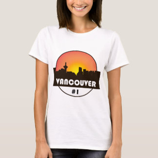 La camiseta de las mujeres con la impresión del