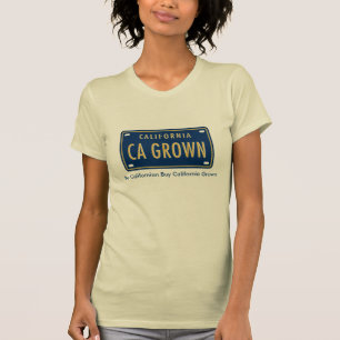 La camiseta de las mujeres crecidas California del