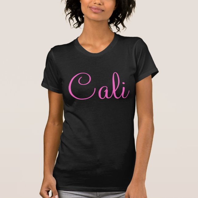 La camiseta de las mujeres de Cali California (Anverso)