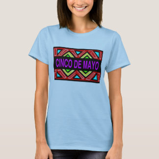 La camiseta de las mujeres de Cinco de Mayo