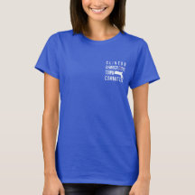 La camiseta de las mujeres de Clinton DTC - opción