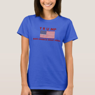 La camiseta de las mujeres de Donald Trump con la