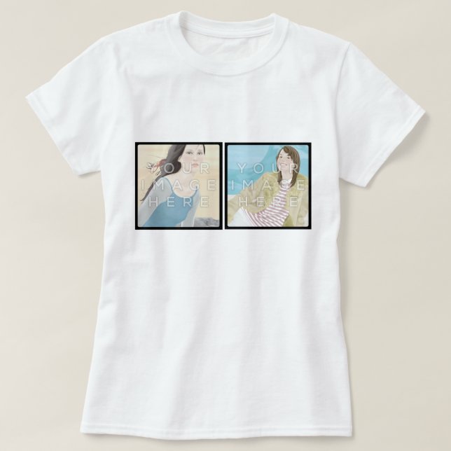 La camiseta de las mujeres de encargo (Diseño del anverso)