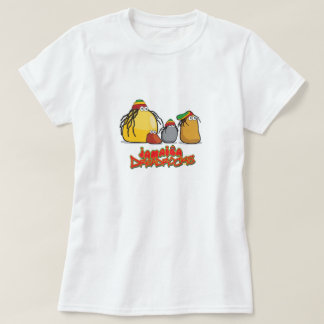 La camiseta de las mujeres de Jamaica Dreadrocks