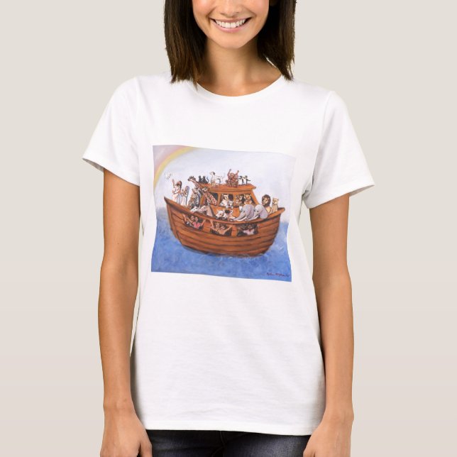 La camiseta de las mujeres de la arca de Noah (Anverso)