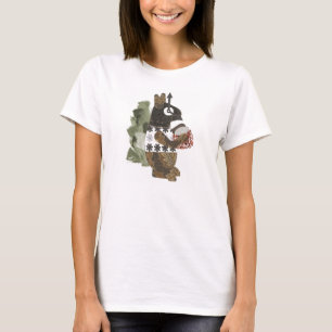La camiseta de las mujeres de la ardilla del