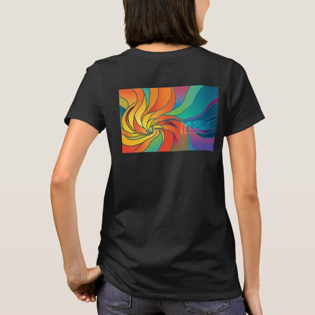 La camiseta de las mujeres de la cáliz de MLTS, (Reverso)