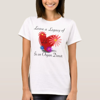 La camiseta de las mujeres de la donación de
