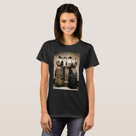 La camiseta de las mujeres de la fotografía del