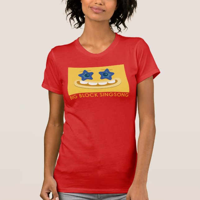 La camiseta de las mujeres de la fruta de BBSS (Anverso)