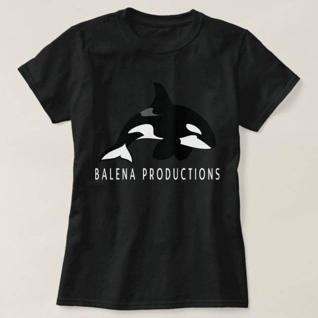 LA CAMISETA DE LAS MUJERES DE LAS PRODUCCIONES DE (Diseño del anverso)