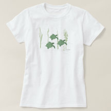 La camiseta de las mujeres de las tortugas de mar