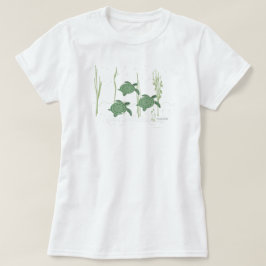 La camiseta de las mujeres de las tortugas de mar