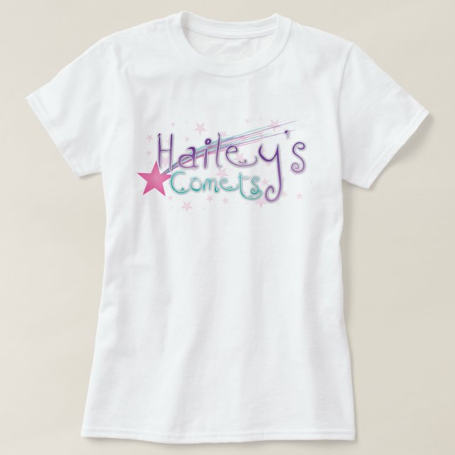 la camiseta de las mujeres de los cometas de los (Diseño del anverso)