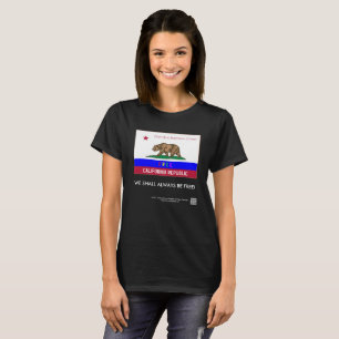 La camiseta de las mujeres de lujo de la repúblic