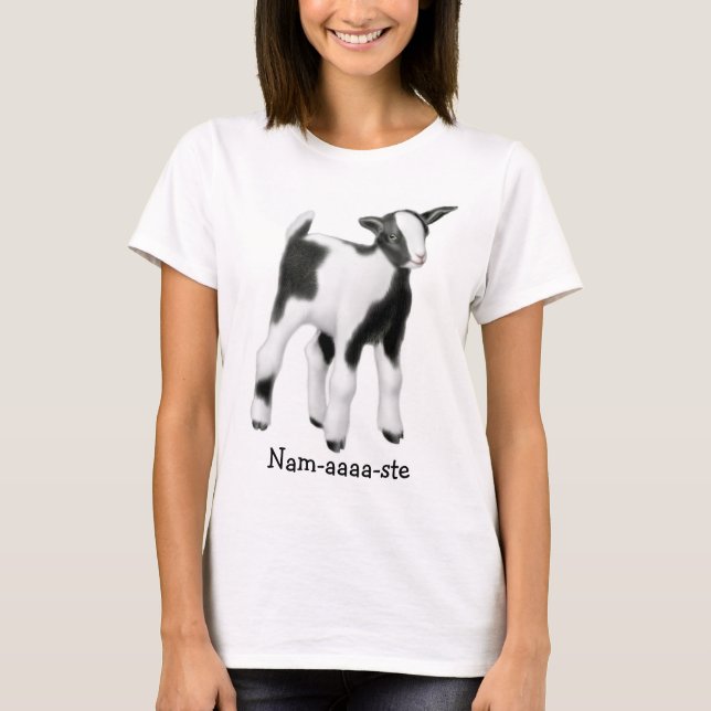 La camiseta de las mujeres de Namaste de la yoga (Anverso)