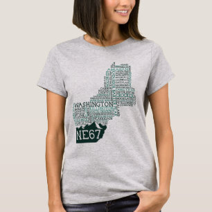 La camiseta de las mujeres de Nueva Inglaterra 67