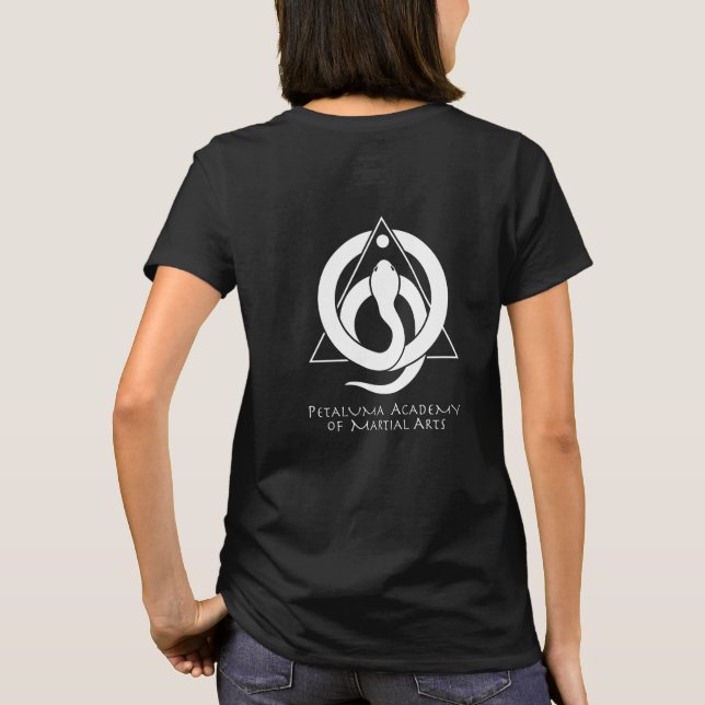 La camiseta de las mujeres de PAMA (negro) (Reverso)