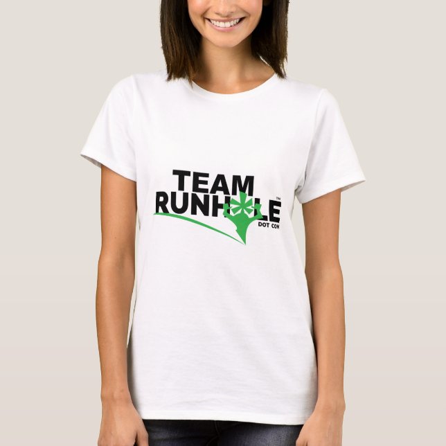 La camiseta de las mujeres de Runhole (Anverso)