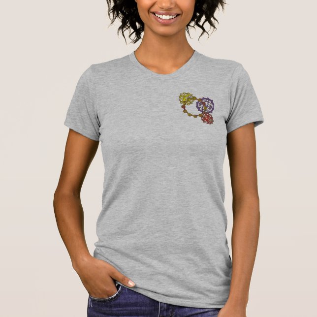 La camiseta de las mujeres de Steampunk Sally (Anverso)